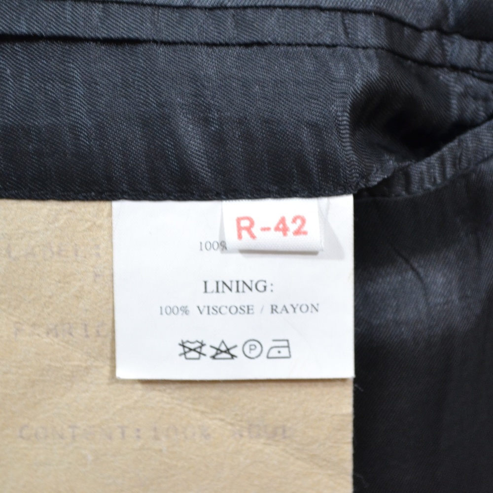 Ferrini 42R Sport Coat Blazer Suit Jacket Charcoal - Picture 8 of 8